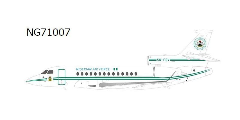 Dassault Falcon 7X Nigerian Air Force 5N-FGV 1/200 [NG71007]