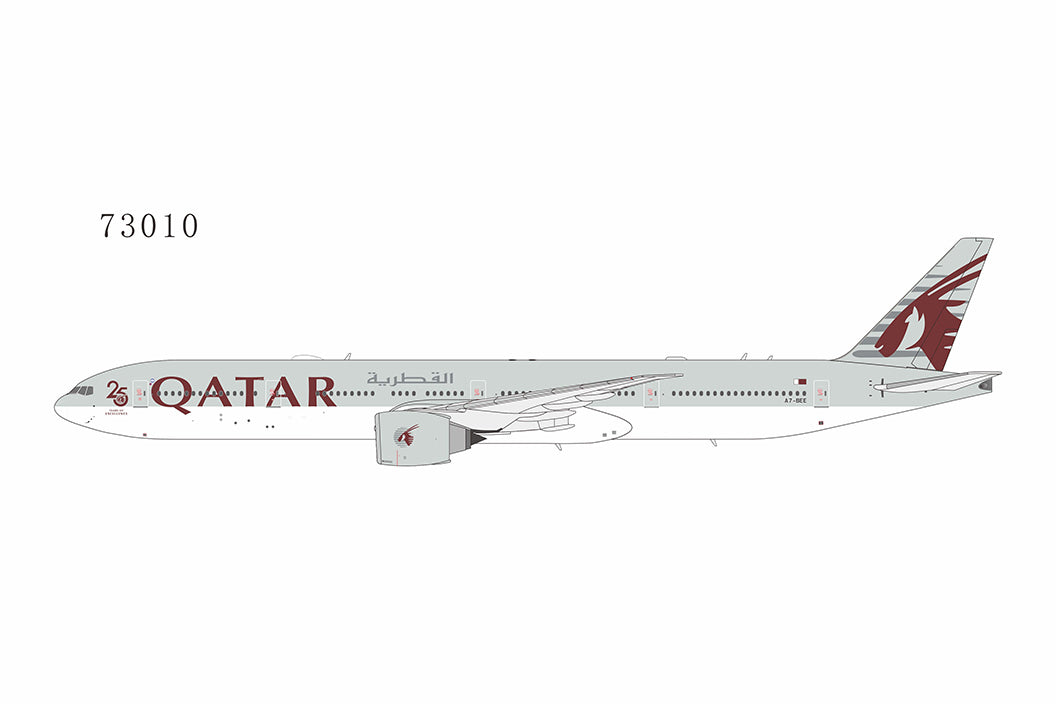777-300ER カタール航空 特別塗装「創立25周年」 2022年 A7-BEE 1/400 [NG73010]
