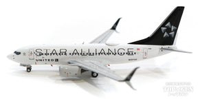 737-700WL ユナイテッド航空 特別塗装「スターアライアンス」 N13720 1/400 [NG77005]