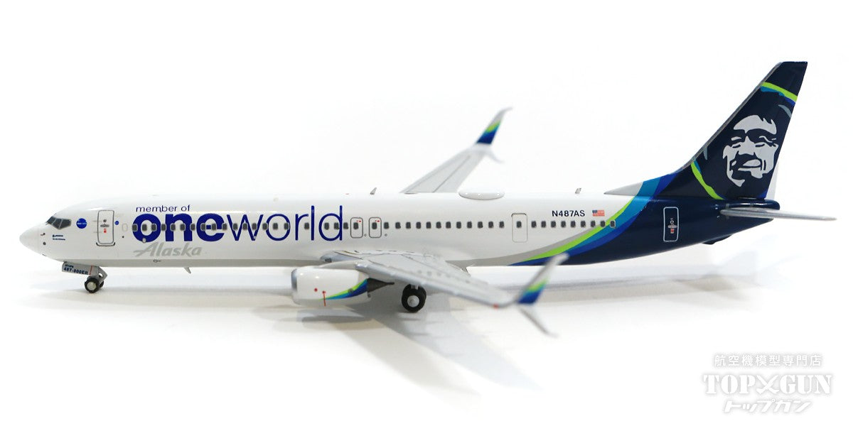 NG Models 737-900ERsw アラスカ航空 One World N487AS 1/400