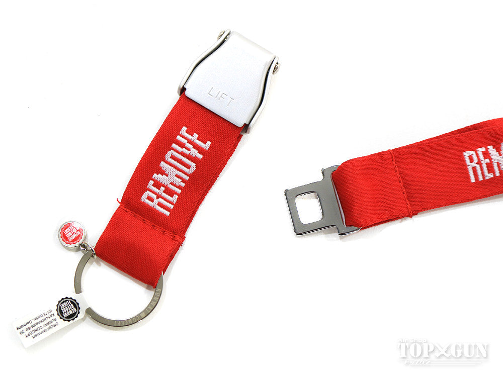 Remove Before Flight Neck Strap with Seatbelt Buckle [OWN007]