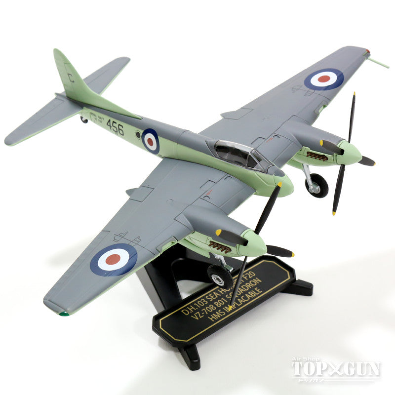 De Havilland DH.103 Sea Hornet F.20, Royal Navy, No. 801 Squadron, aircraft carrier Implacable, 1950, VZ-708, 1/72 [OX72HOR004]