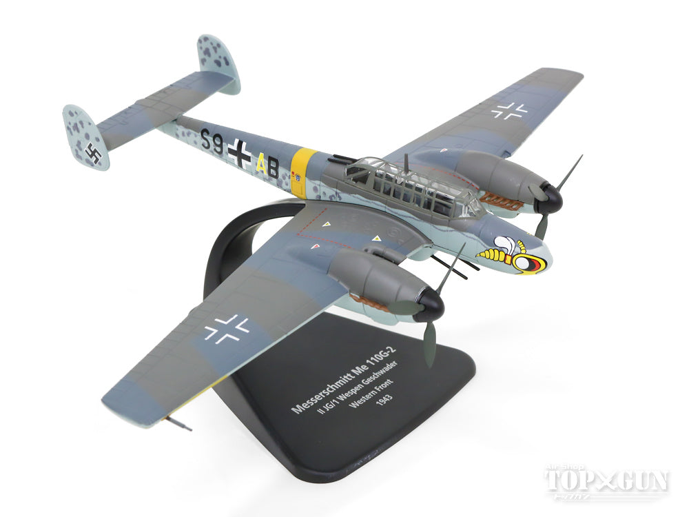 Bf110G-2 German Air Force 1st Jagdgeschwader 2nd Squadron Western Front 1943 S9+AB 1/72 [OXAC051]