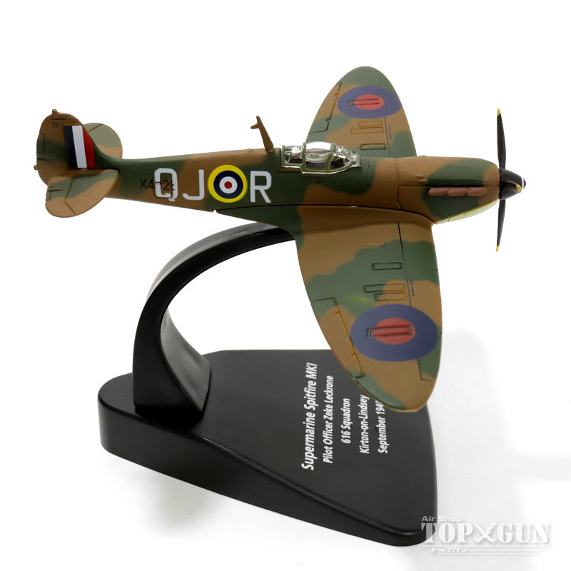 Spitfire Mk.1 RAF No. 616 Squadron Lt. Philip "Sieg" Lecron (American) September 1940 QJ-R/X4328 *No gear, stand only 1/72 [OXAC052]