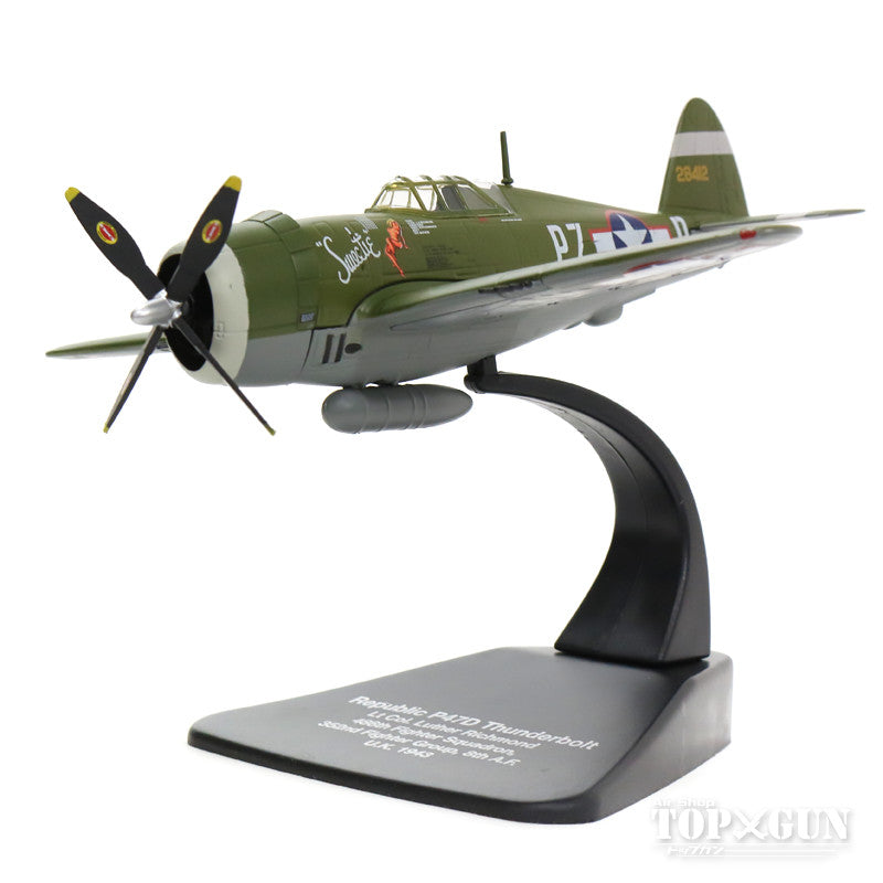 P-47D Thunderbolt, US Army Air Forces, 352nd Fighter Group, 486th Fighter Squadron, Lt. Col. Luther Richmond, #42-8412 "Sweetie", UK, 1943, 1/72 *Stand only [OXAC063]