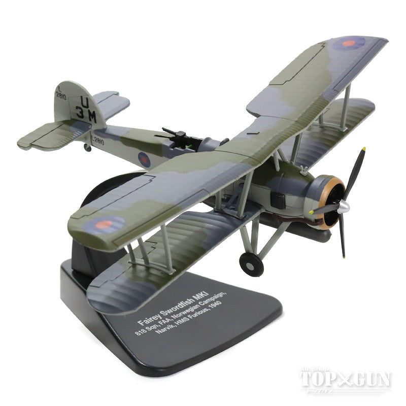 Swordfish Mk.I Royal Navy Air Service, aboard the aircraft carrier Furious, during the Second Battle of Narvik, 1940, 1/72 [OXAC064]