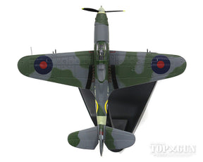 エアラコブラMk.I（P-39） イギリス空軍 第601飛行隊「カウンティ・オブ・ロンドン」 ダックスフォード基地 40年 UF/AH585 1/72 ※スタンド専用 [OXAC071]