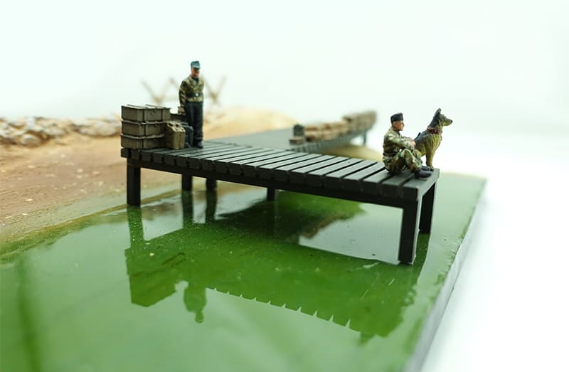 ジオラマ Malinava Lithuania 1944 パートB 1/72 [P0212]