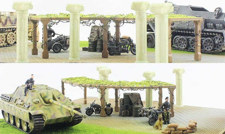 Precision Model Art ジオラマ Malinava Lithuania 1944 パートC 1/72