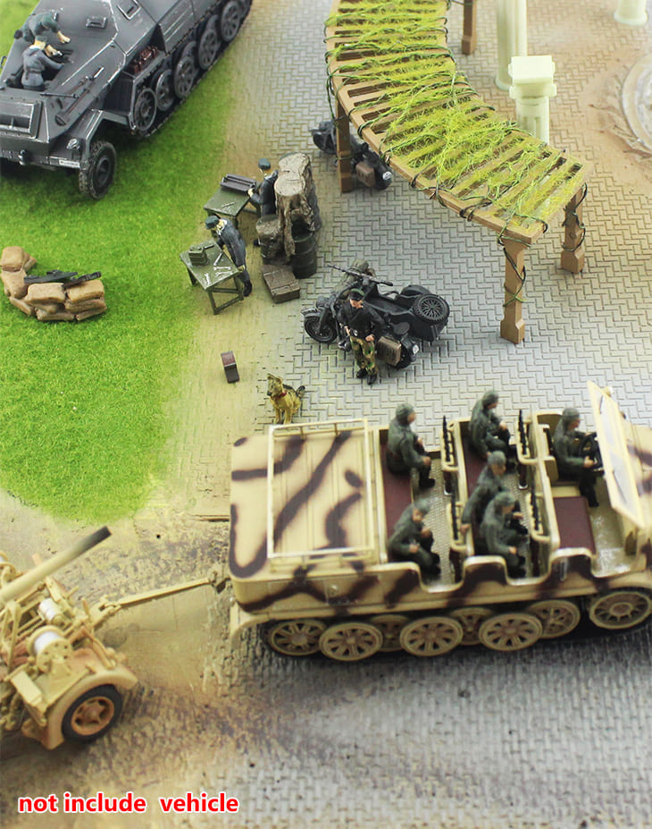 Precision Model Art ジオラマ Malinava Lithuania 1944 パートC 1/72