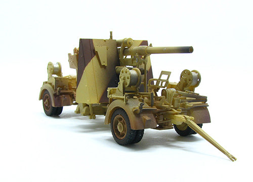 8.8cm FlaK 36 anti-aircraft gun German Army 1942 Desert camouflage 1/72 [P0311]