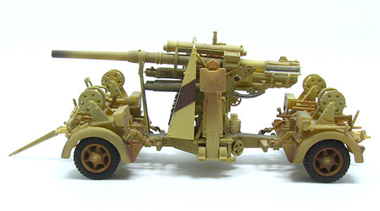 8.8cm FlaK 36高射砲 ドイツ陸軍 42年 砂漠迷彩 1/72 [P0311]