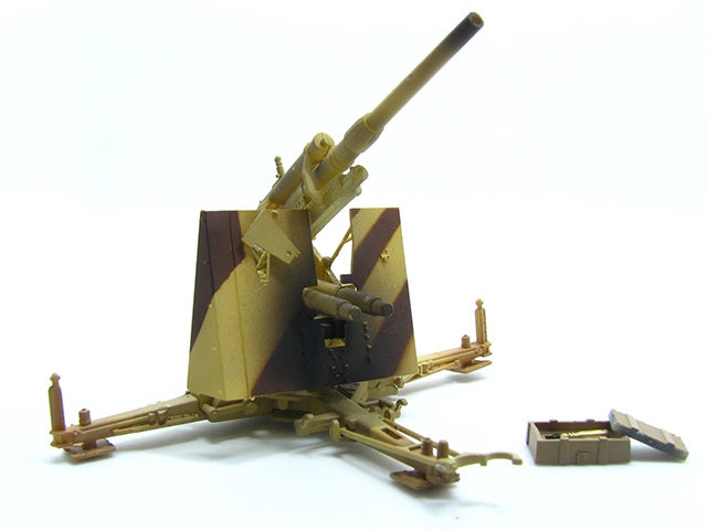 Precision Model Art 8.8cm FlaK 36高射砲 ドイツ陸軍 42年 砂漠迷彩 1