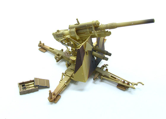 8.8cm FlaK 36 anti-aircraft gun German Army 1942 Desert camouflage 1/72 [P0311]