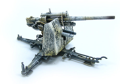 8.8cm FlaK 37 anti-aircraft gun German Army 1942 gray 1/72 [P0313]