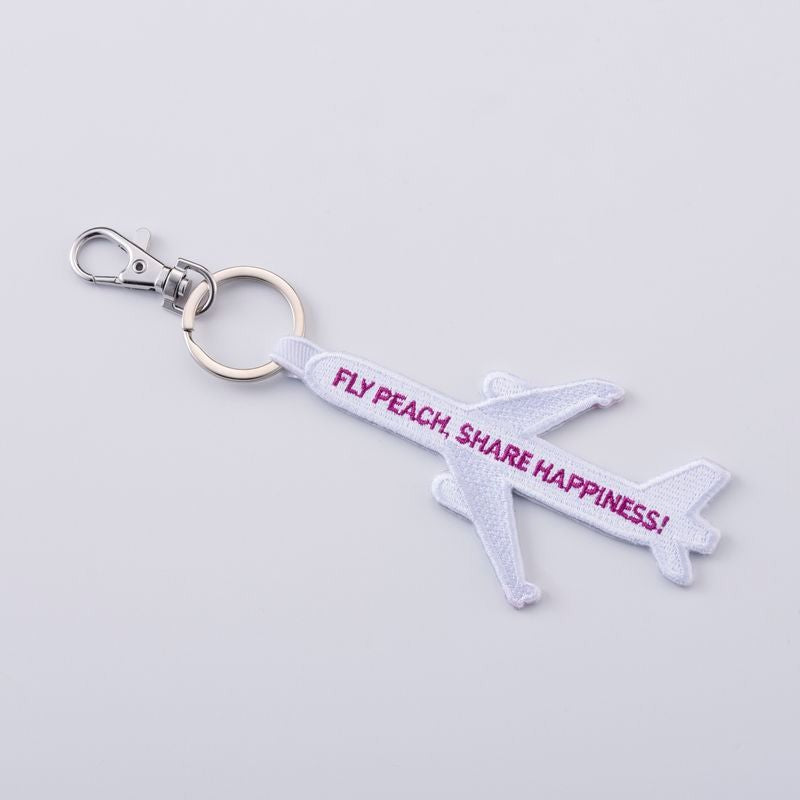 Peach Aviation Peachオリジナル CAワッペンキーホルダー ピーチ