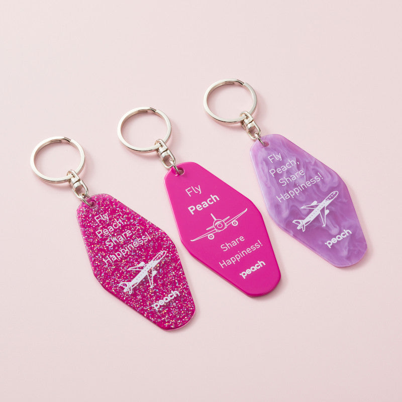 Peach Original Acrylic Keychain PurpleC Peach Aviation [PA200001]