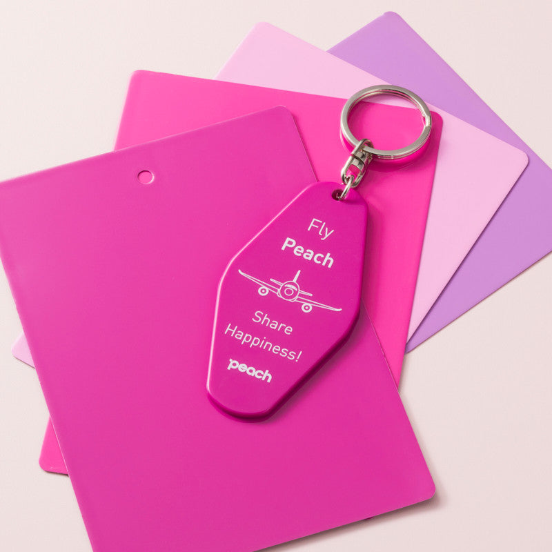 Peach Original Acrylic Keychain PurpleC Peach Aviation [PA200001]