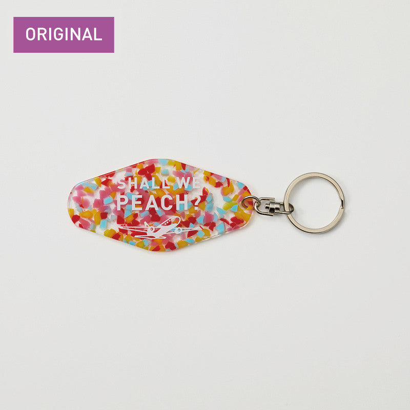 Peach Original Acrylic Keychain SHALL WE PEACH? Peach Aviation [PA200049]