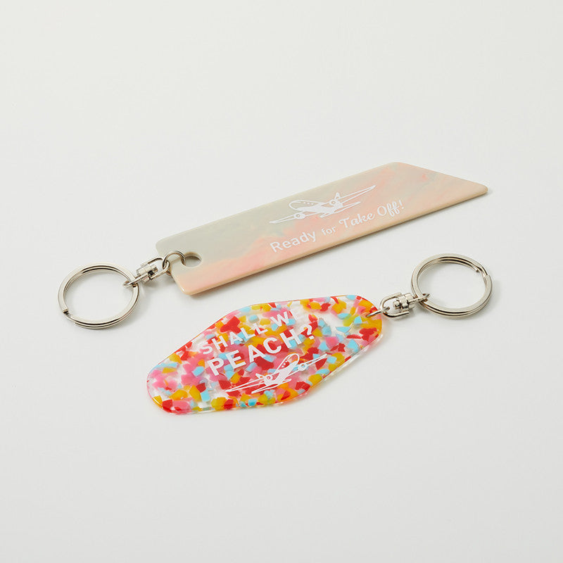 Peach Original Acrylic Keychain SHALL WE PEACH? Peach Aviation [PA200049]