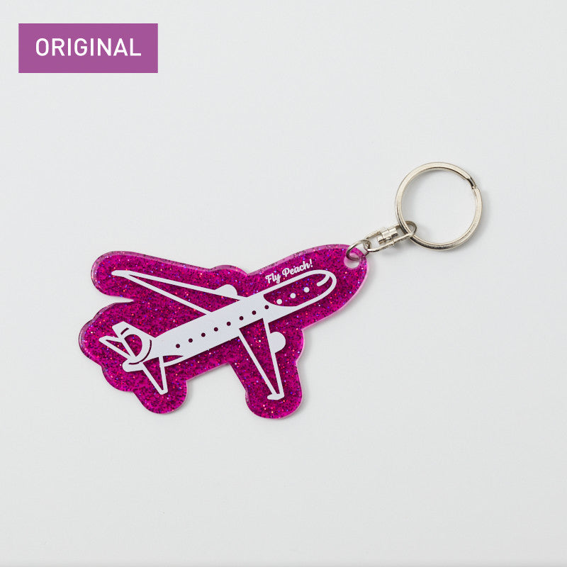 Peach Original Airplane Keychain Purple Peach Aviation [PA210015]