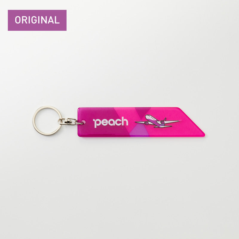 CA Scarf Flight Tag Keychain Peach Aviation Peach Original [PA210053]