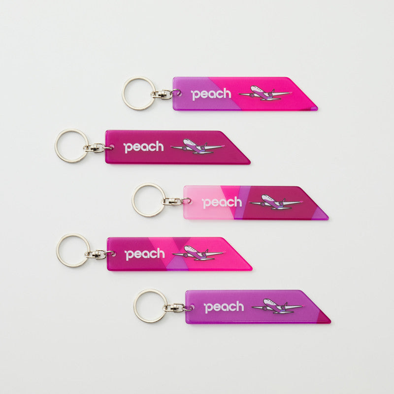 CA Scarf Flight Tag Keychain Peach Aviation Peach Original [PA210053]