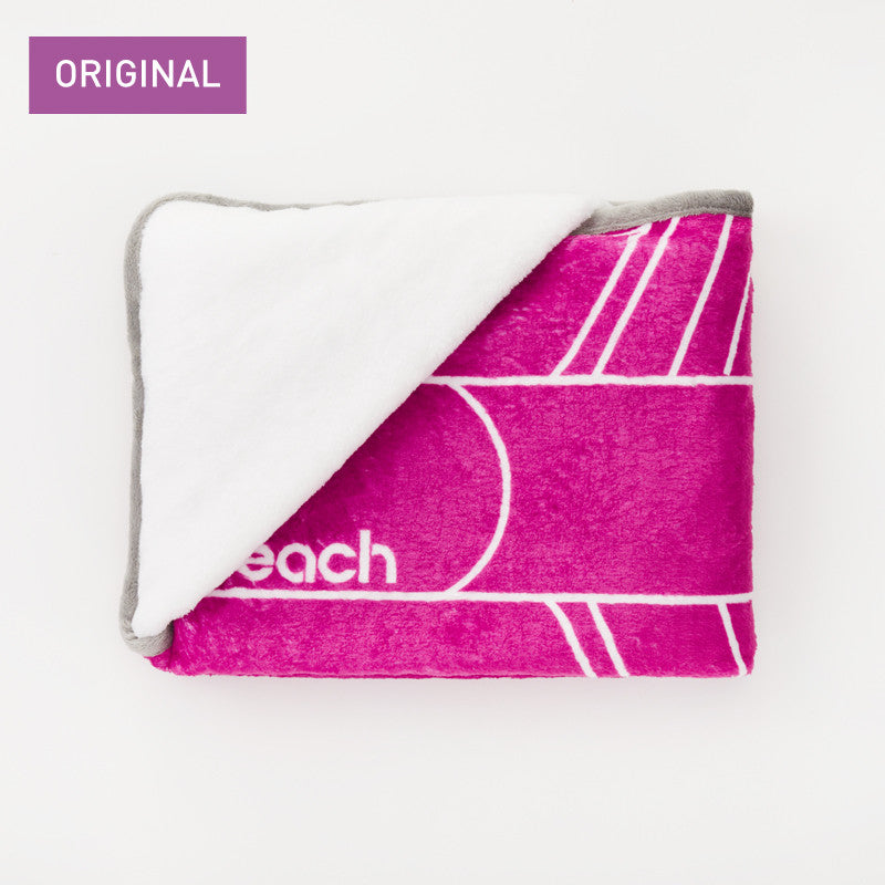 Peach Original Cushion Blanket Peach Purpleprint Peach Aviation [PA220023] 