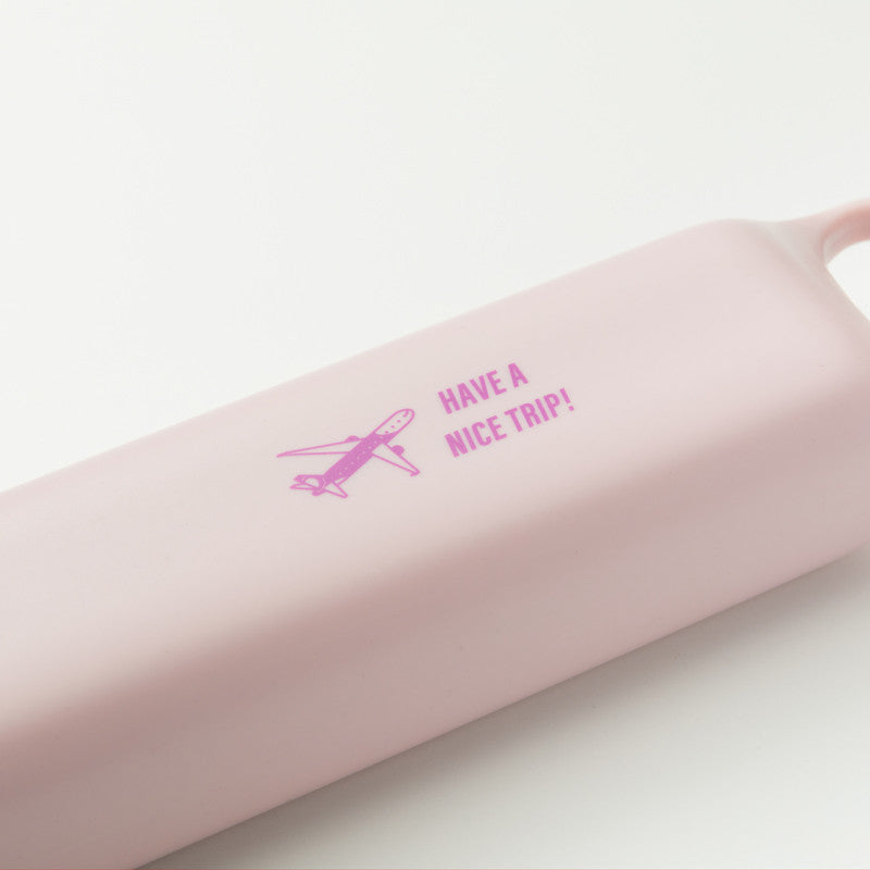 Peach original print HIP portable cutlery DUSTY PINK [PA220046]