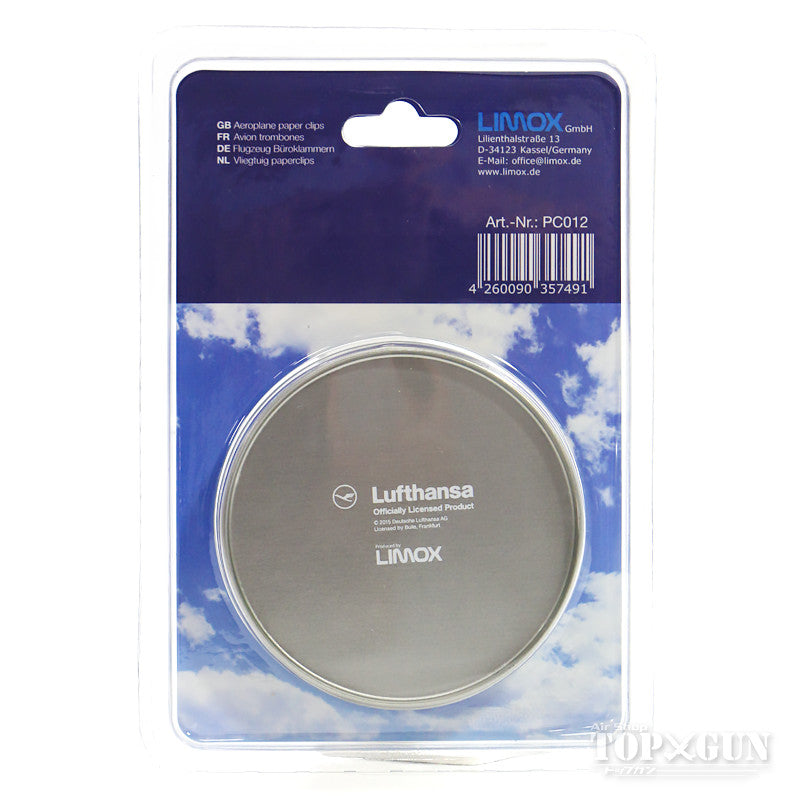 Lufthansa Airplane Clips, Pack of 40 [PC012]