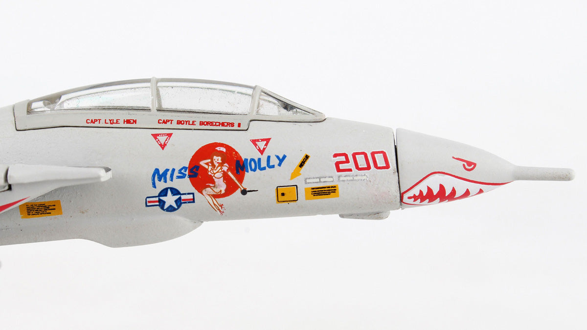 F-14B US Navy 111th Fighter Squadron "Sundowners" aboard the aircraft carrier Carl Vinson in 1989 "Miss Molly" NL200/#161621 1/160 *For display on stand only [PS5383-4]