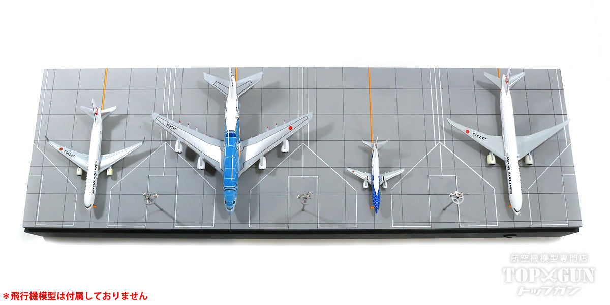 Roteiro4S Terminal Airport Terminal LED Built-in Light-up Diorama Set (with Buildings, Boarding Bridges, and Lighting Towers) for Haneda Airport Offshore 1/500 Scale [R4-04S]