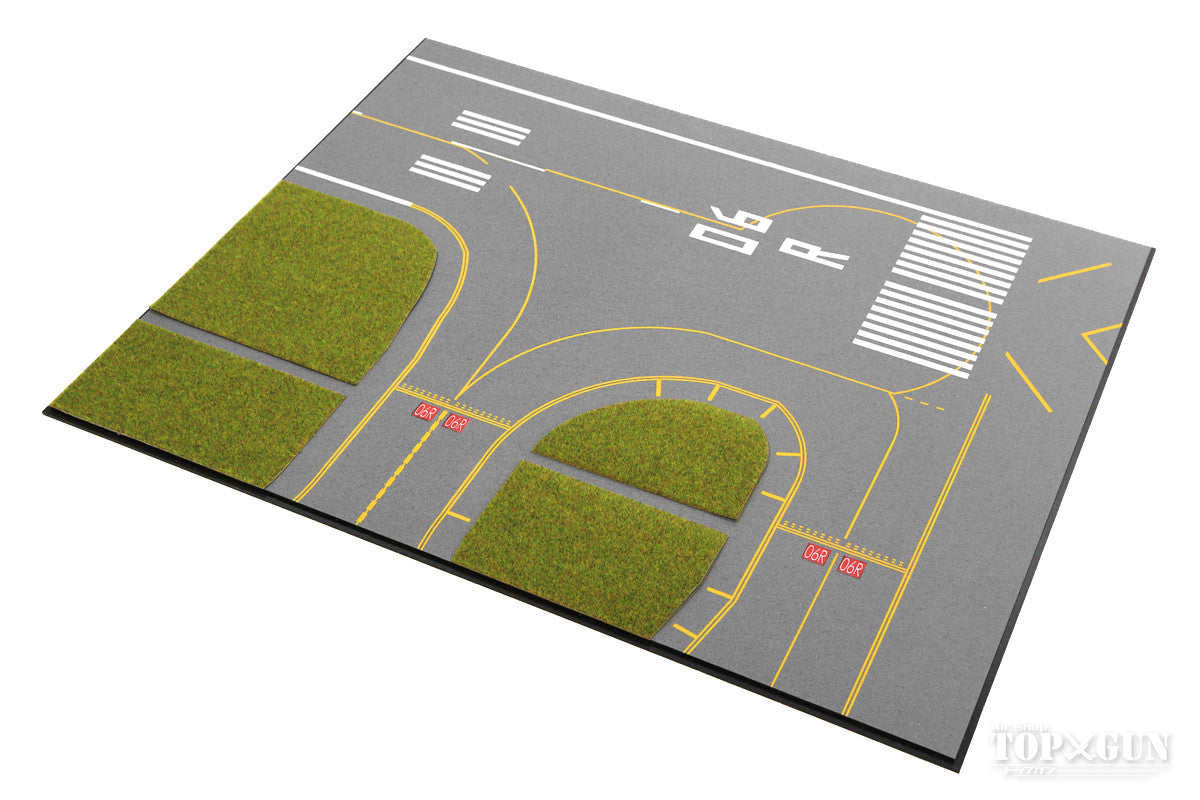 Roteiro DX Runway Kansai Airport Reproduction 06R Acrylic Board Grass Set for 1/500 Scale [RI2EX-06RSKIX]