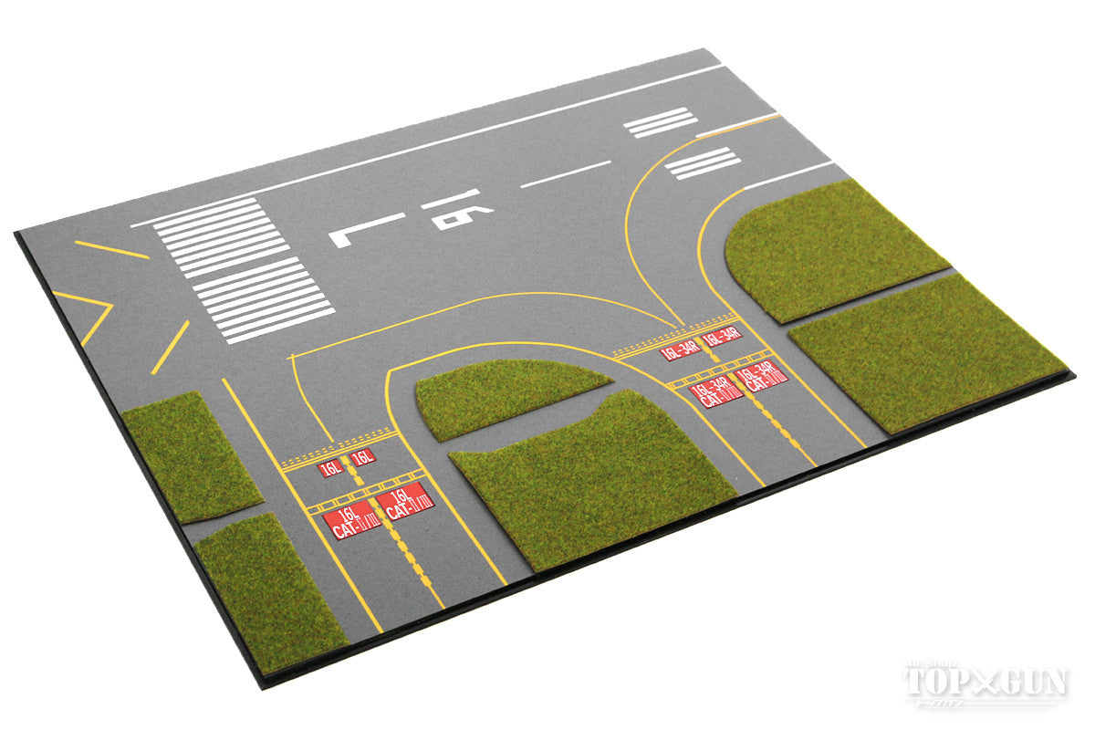 Roteiro DX Runway Haneda Airport Reproduction 16L Acrylic Board Grass Set for 1/500 Scale [RI2EX-16LSHND]