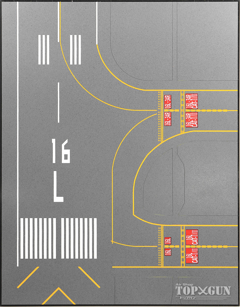 Roteiro DX 跑道羽田机场复制品 16L 亚克力板草地套装 1/500 比例 [RI2EX-16LSHND]