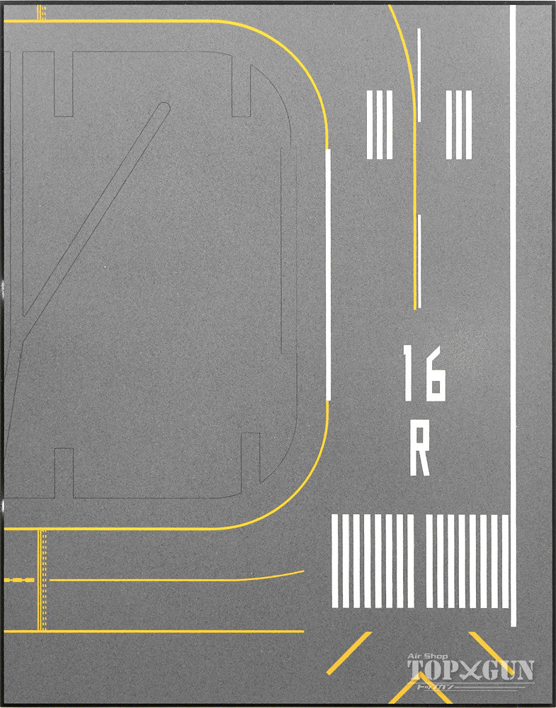 Roteiro DX Runway Narita Airport Reproduction 16R Acrylic Board Grass Set for 1/500 Scale [RI2EX-16RSNRT]