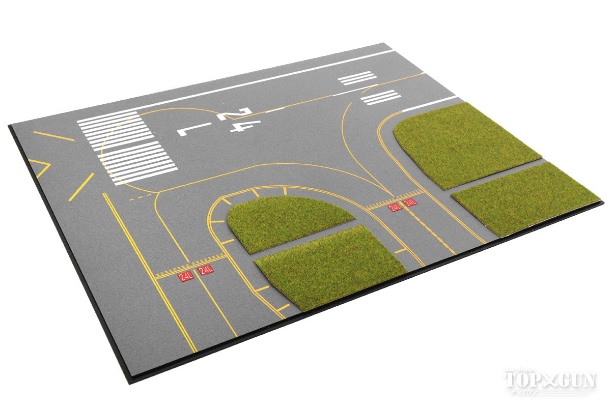 Roteiro DX Runway Kansai Airport Reproduction 24L Acrylic Board Grass Set for 1/500 Scale [RI2EX-24LSKIX]