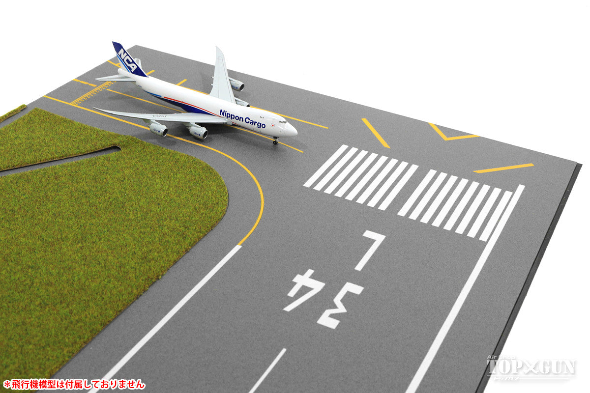 Roteiro DX Runway Narita Airport Reproduction 34L Acrylic Board Grass Set for 1/400 Scale [RI2EX-34LLNRT]