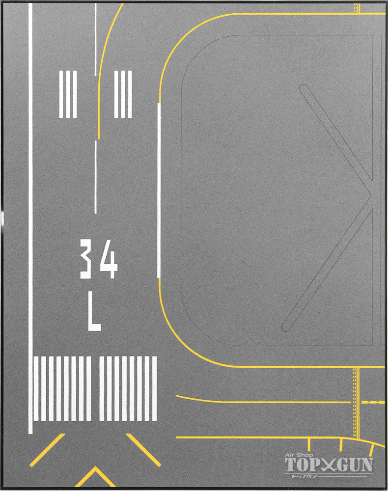 Roteiro DX Runway Narita Airport Reproduction 34L Acrylic Board Grass Set for 1/500 Scale [RI2EX-34LSNRT]