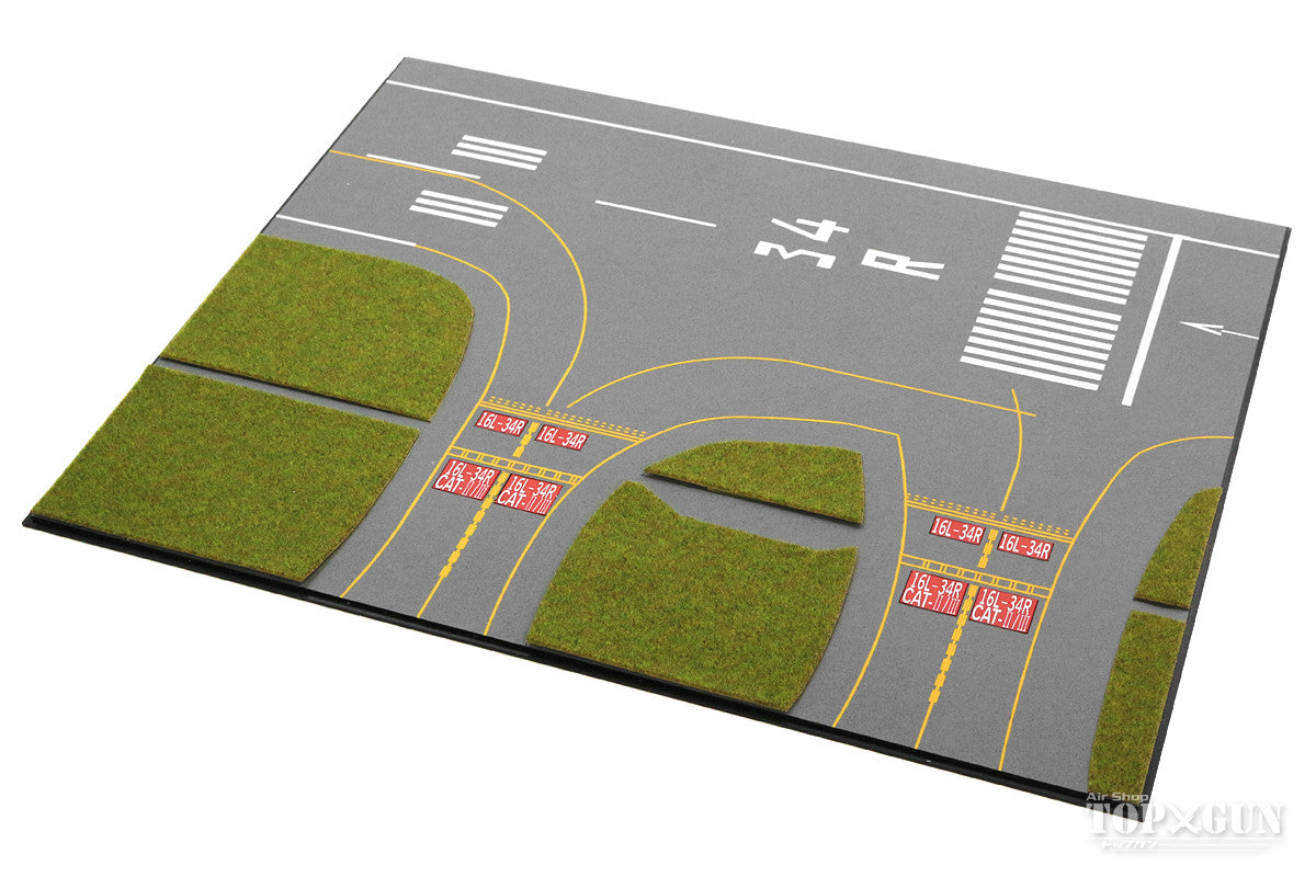 Roteiro DX Runway Haneda Airport Reproduction 34R Acrylic Board Grass Set for 1/500 Scale [RI2EX-34RSHND]