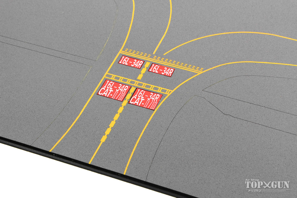 Roteiro DX Runway Haneda Airport Reproduction 34R Acrylic Board Grass Set for 1/500 Scale [RI2EX-34RSHND]