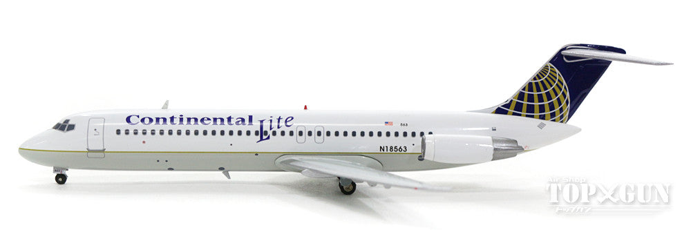 DC-9-31 コンチネンタル航空 80-90年代 N18563 1/200 ※金属製 [RMDC9001]