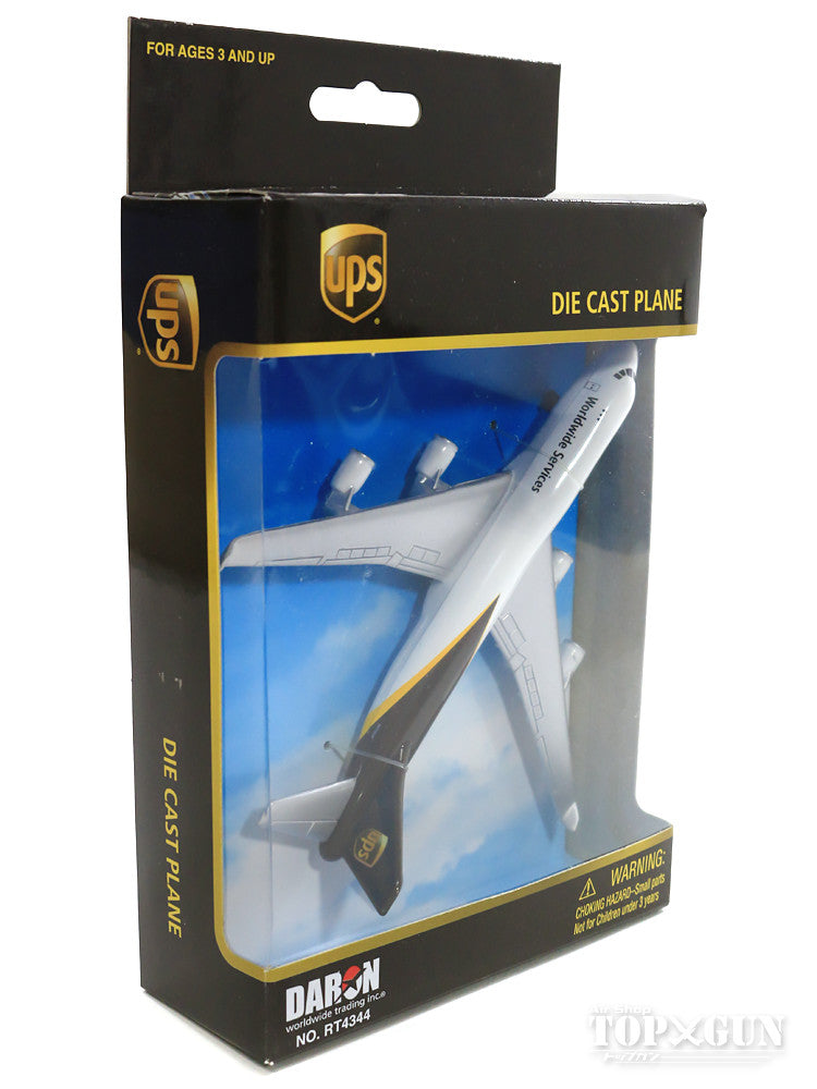 【レア】UPS　貨物機模型　B747-F　　　　　 P Daron B747-400 UPS航空 ノンスケール [RT4344]