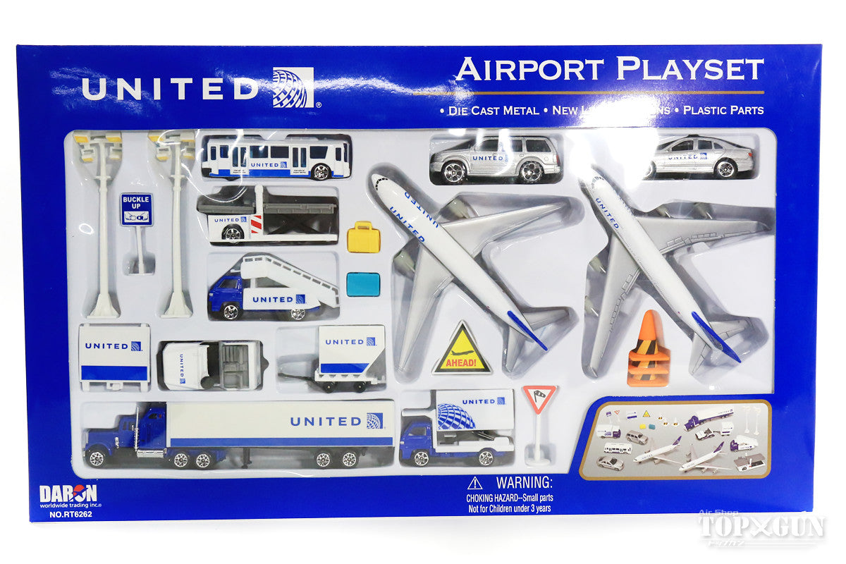 United Airlines Airplane Set (22 Pieces) Non-Scale [RT6262]