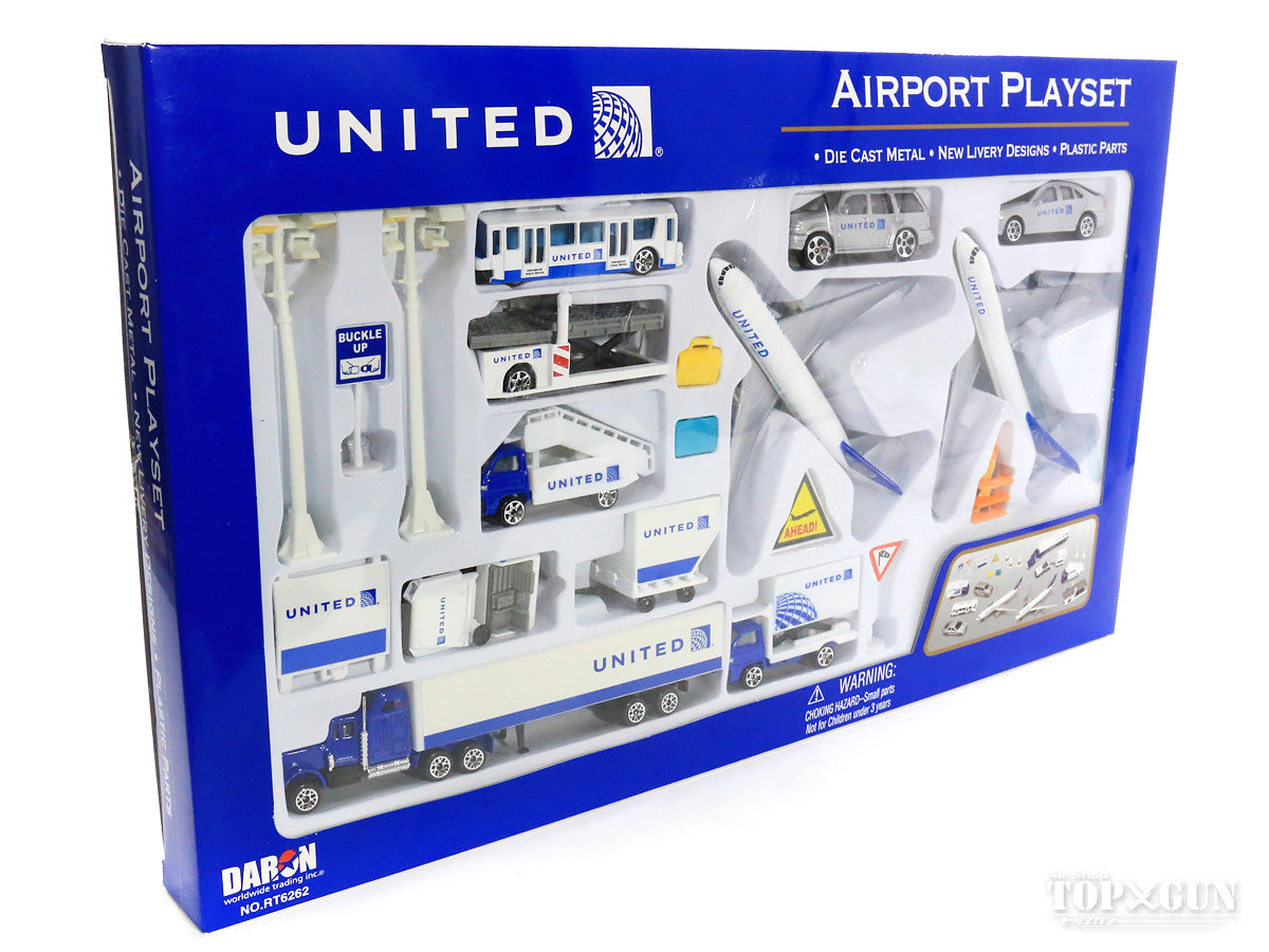 United Airlines Airplane Set (22 Pieces) Non-Scale [RT6262]