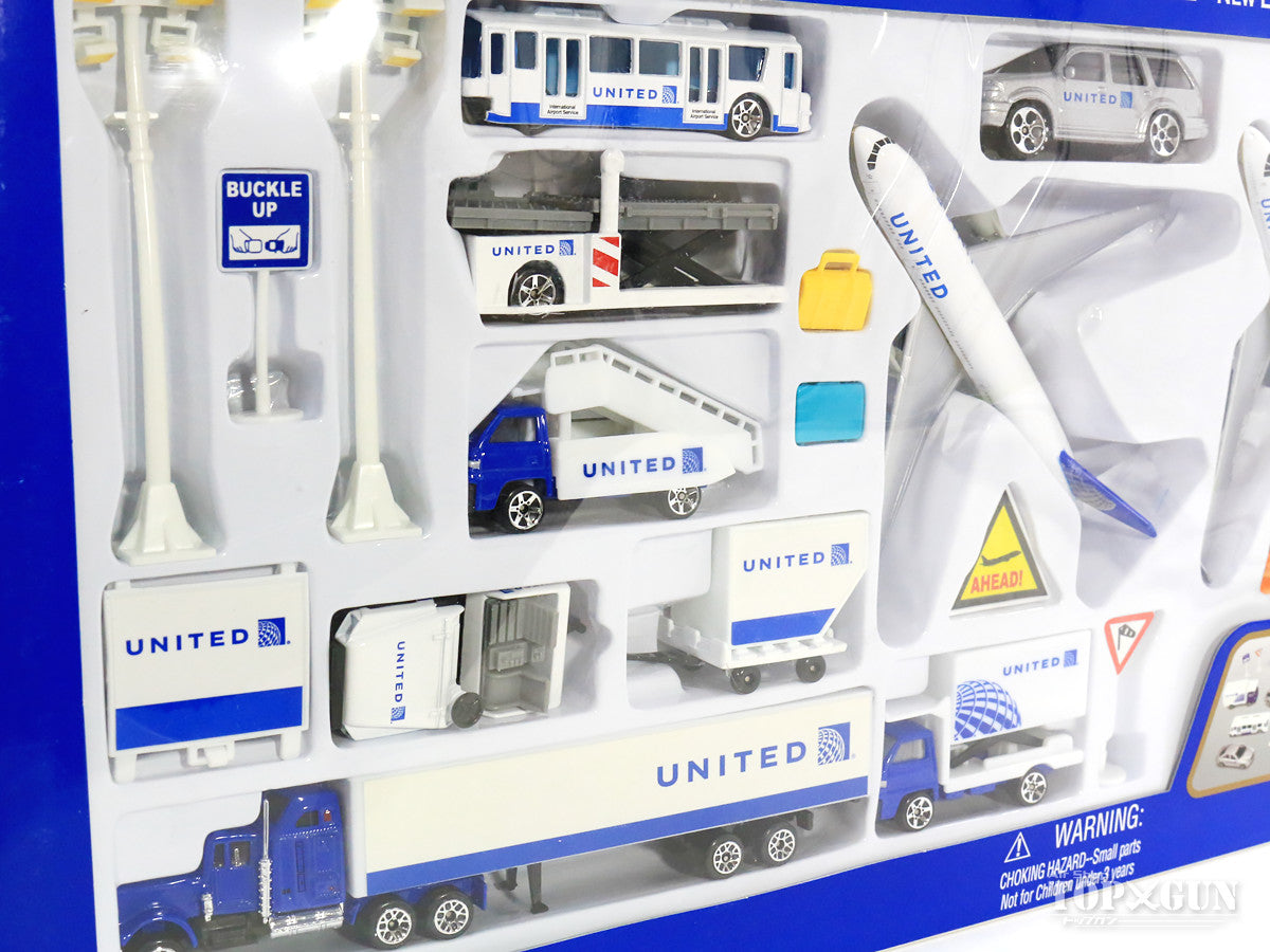 United Airlines Airplane Set (22 Pieces) Non-Scale [RT6262]