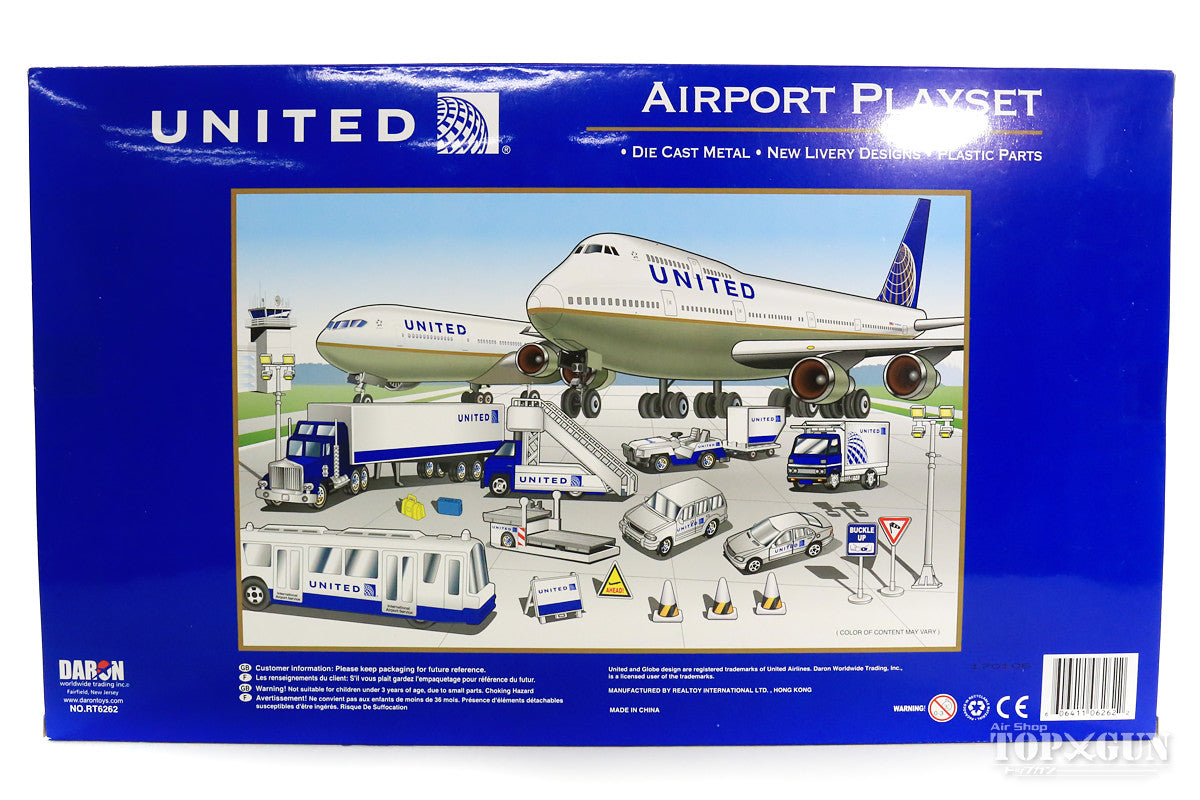 United Airlines Airplane Set (22 Pieces) Non-Scale [RT6262]