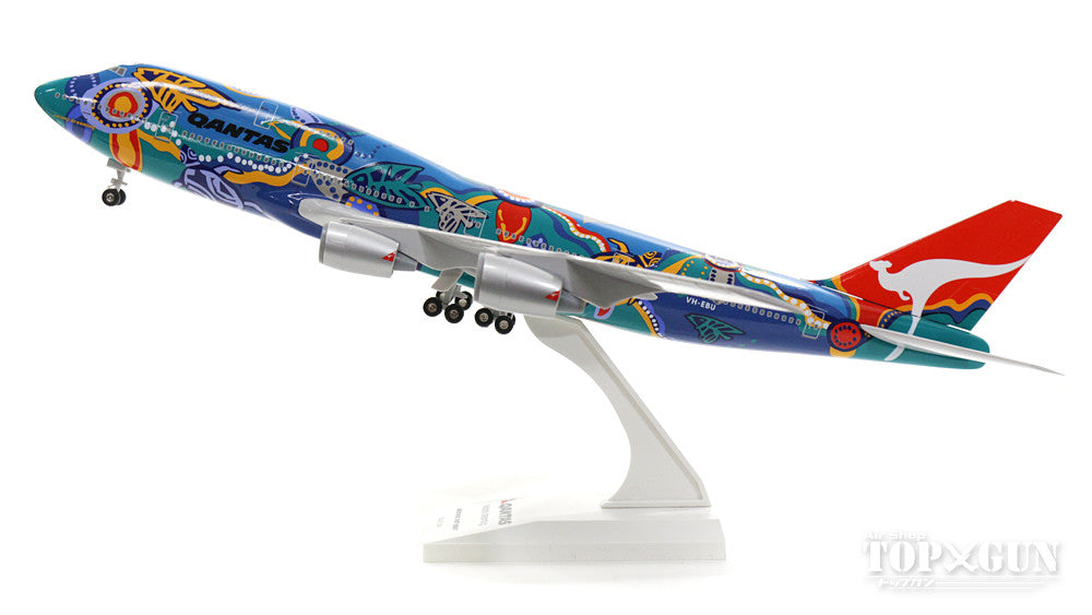 747-300 Qantas Naranj Dreaming VH-EBU (gear/stand included) 1/200 *Plastic [SKR086]