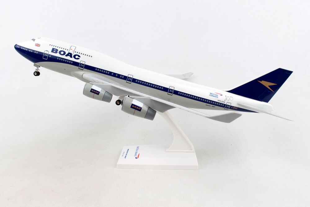 British BOAC 747-400 1/200 ブリティッシュ SkyMarks 747-400 ブリティッシュエアウェイズ 「BOAC 100周年