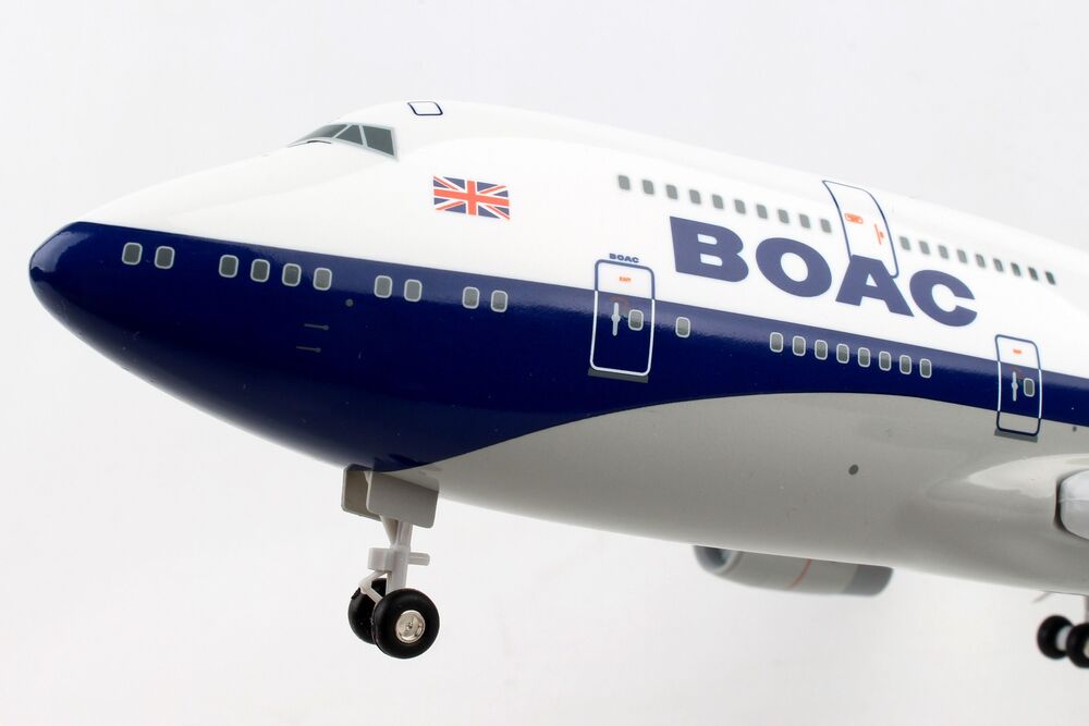 747-400 British Airways "BOAC 100th Anniversary Paint" G-BYGC (gear/stand included) 1/200 *Plastic [SKR1015]